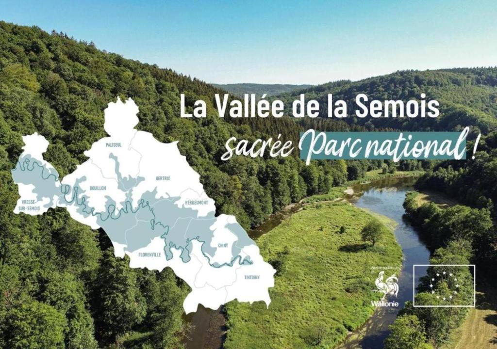 Les 3 Freres : Plain-Pied En Pleine Nature Vresse-sur-Semois Exterior foto